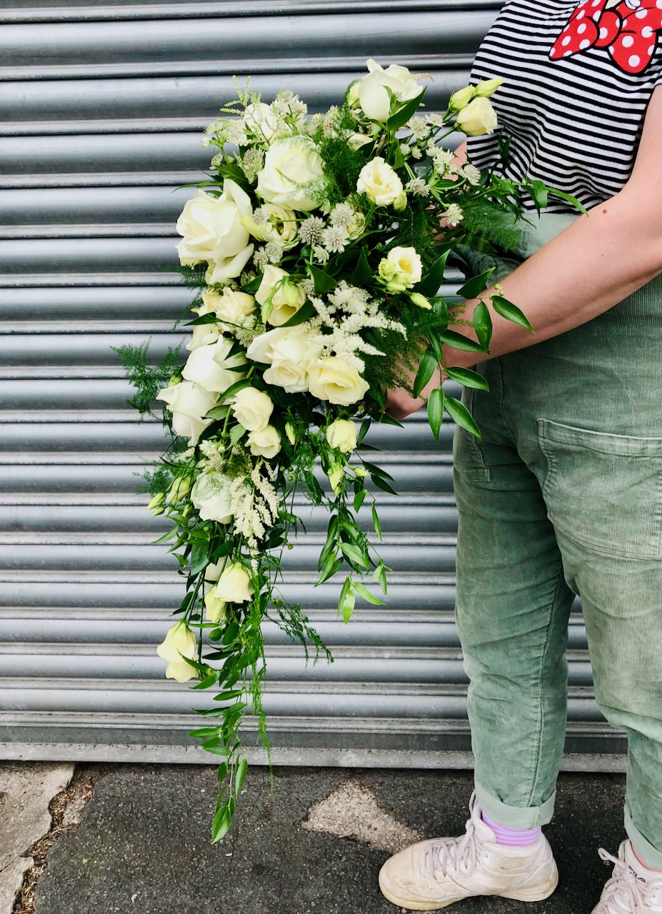 White and Silver Wedding Wrapping Paper by Stewo \ Gifts Liverpool, Florist  L18, Booker Flowers and Gifts Liverpool