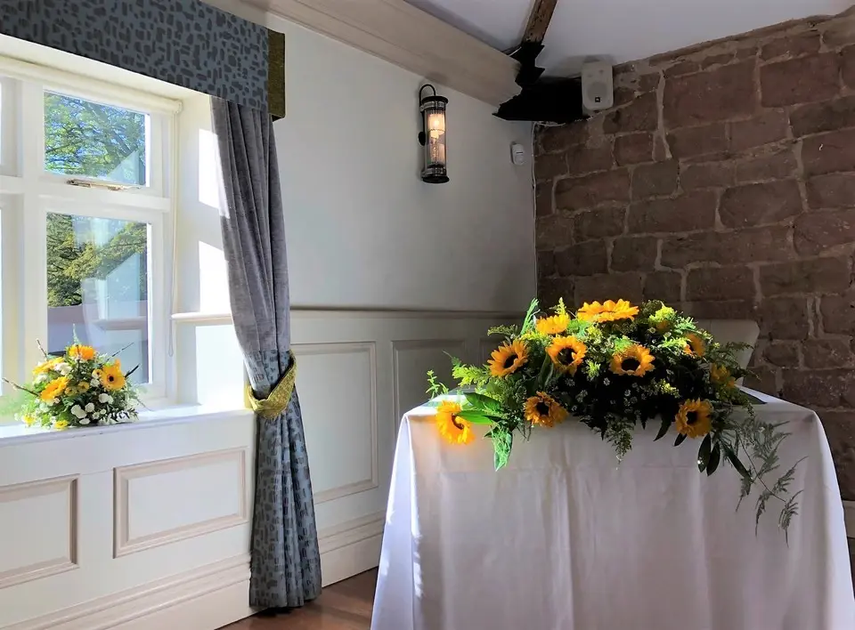 Sunflower Registrar Table