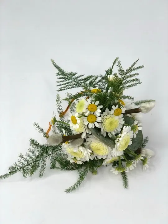 Tanacetum Wrist Corsage for Wedding
